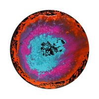 ART LIQUIDE – Créateur de tableaux contemporains pour une décoration murale unique et raffinée. Cette œuvre a été embellie par l’artiste grâce à la résine appliquée sur le verre qui accentue la profondeur et le dynamisme du tableau. Cette œuvre est agrémentée de véritables cristaux Swarovski qui lui donne un éclat unique