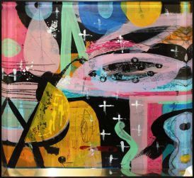TABLEAUX ART LIQUIDE – Créateur de tableaux contemporains haut de gamme pour une décoration murale unique et raffinée. Cette œuvre a été embellie par l’artiste grâce à la résine appliquée sur le verre qui accentue la profondeur et le dynamisme du tableau. Cette œuvre est agrémentée de véritables cristaux qui lui donnent un éclat unique. Chaque œuvre est faite à la main et possède son certificat d’authenticité