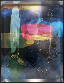 TABLEAUX ART LIQUIDE – Créateur de tableaux contemporains haut de gamme pour une décoration murale unique et raffinée. Cette œuvre a été embellie par l’artiste grâce à la résine appliquée sur le verre qui accentue la profondeur et le dynamisme du tableau. Cette œuvre est agrémentée de véritables cristaux qui lui donnent un éclat unique. Chaque œuvre est faite à la main et possède son certificat d’authenticité