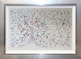 TABLEAUX ART LIQUIDE – Créateur de tableaux contemporains haut de gamme pour une décoration murale unique et raffinée. Cette œuvre a été embellie par l’artiste grâce à la résine appliquée sur le verre qui accentue la profondeur et le dynamisme du tableau. Cette œuvre est agrémentée de véritables cristaux qui lui donnent un éclat unique. Chaque œuvre est faite à la main et possède son certificat d’authenticité