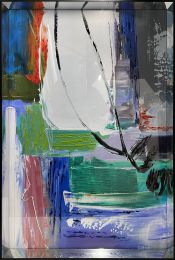 TABLEAUX ART LIQUIDE – Créateur de tableaux contemporains haut de gamme pour une décoration murale unique et raffinée. Cette œuvre a été embellie par l’artiste grâce à la résine appliquée sur le verre qui accentue la profondeur et le dynamisme du tableau. Cette œuvre est agrémentée de véritables cristaux qui lui donnent un éclat unique. Chaque œuvre est faite à la main et possède son certificat d’authenticité