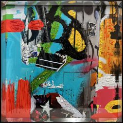 TABLEAUX ART LIQUIDE – Créateur de tableaux contemporains haut de gamme pour une décoration murale unique et raffinée. Cette œuvre a été embellie par l’artiste grâce à la résine appliquée sur le verre qui accentue la profondeur et le dynamisme du tableau. Cette œuvre est agrémentée de véritables cristaux qui lui donnent un éclat unique. Chaque œuvre est faite à la main et possède son certificat d’authenticité