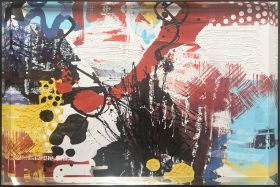 TABLEAUX ART LIQUIDE – Créateur de tableaux contemporains haut de gamme pour une décoration murale unique et raffinée. Cette œuvre a été embellie par l’artiste grâce à la résine appliquée sur le verre qui accentue la profondeur et le dynamisme du tableau. Cette œuvre est agrémentée de véritables cristaux qui lui donnent un éclat unique. Chaque œuvre est faite à la main et possède son certificat d’authenticité