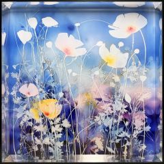 TABLEAUX ART LIQUIDE – Créateur de tableaux contemporains haut de gamme pour une décoration murale unique et raffinée. Cette œuvre a été embellie par l’artiste grâce à la résine appliquée sur le verre qui accentue la profondeur et le dynamisme du tableau. Cette œuvre est agrémentée de véritables cristaux qui lui donnent un éclat unique. Chaque œuvre est faite à la main et possède son certificat d’authenticité
